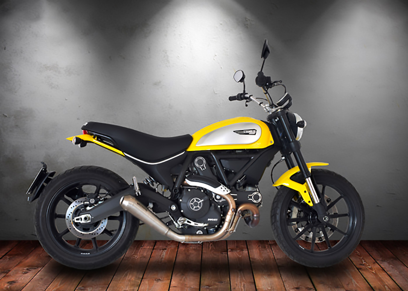 Exhaust system GDU2104 for Ducati SCRAMBLER 800 (15-16) bike