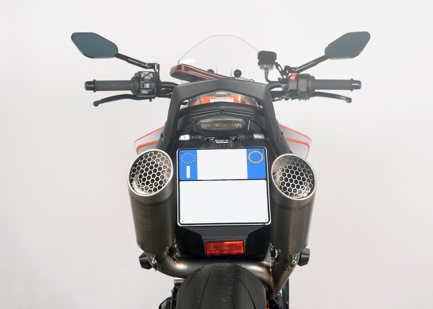 Ligne 3/4 homologuée double silencieux Moto GP SPARK Duke 790 2018-2023 -  PAM RACING