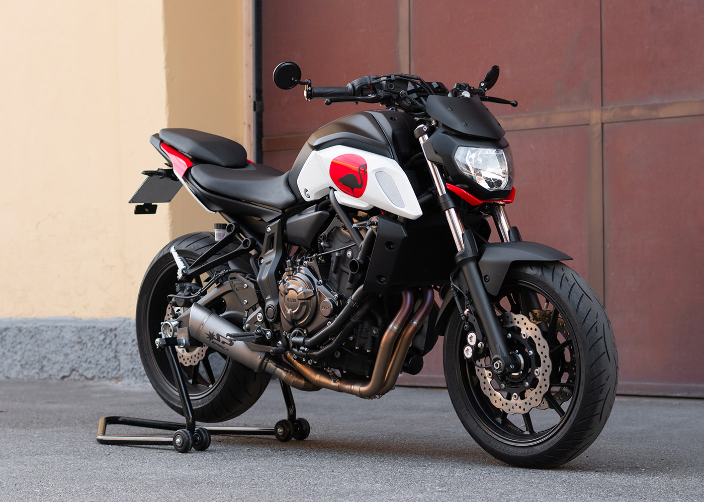 Racing full exhaust system for Yamaha MT-07 | SPARK Exhaust technology
