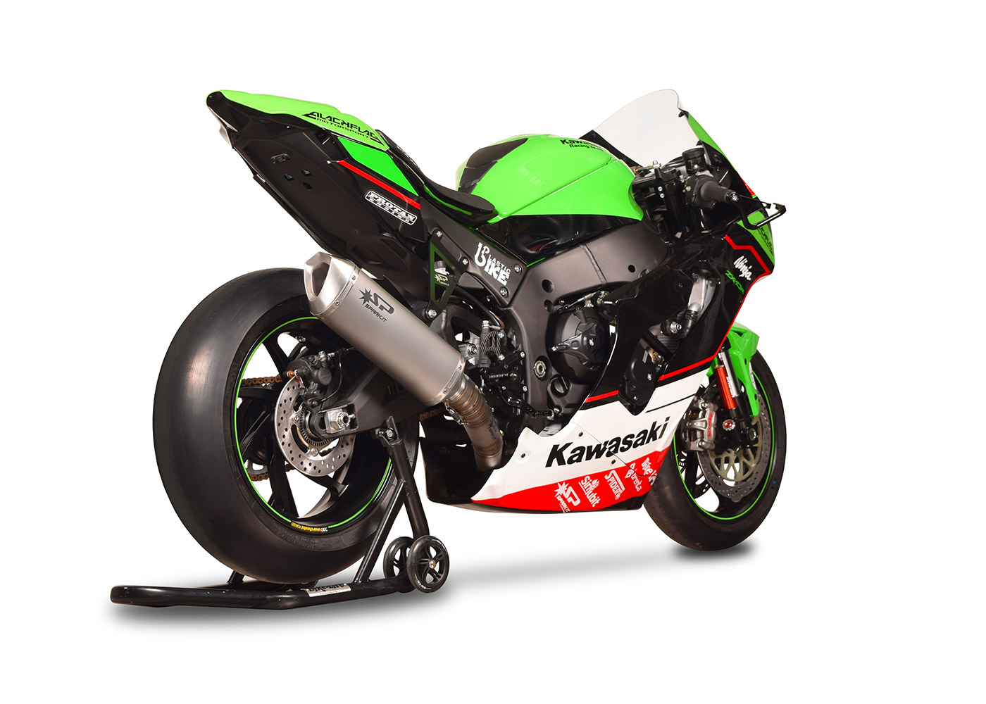 Racing full exhaust system for Ninja ZX-10R | SPARK Exhaust technology