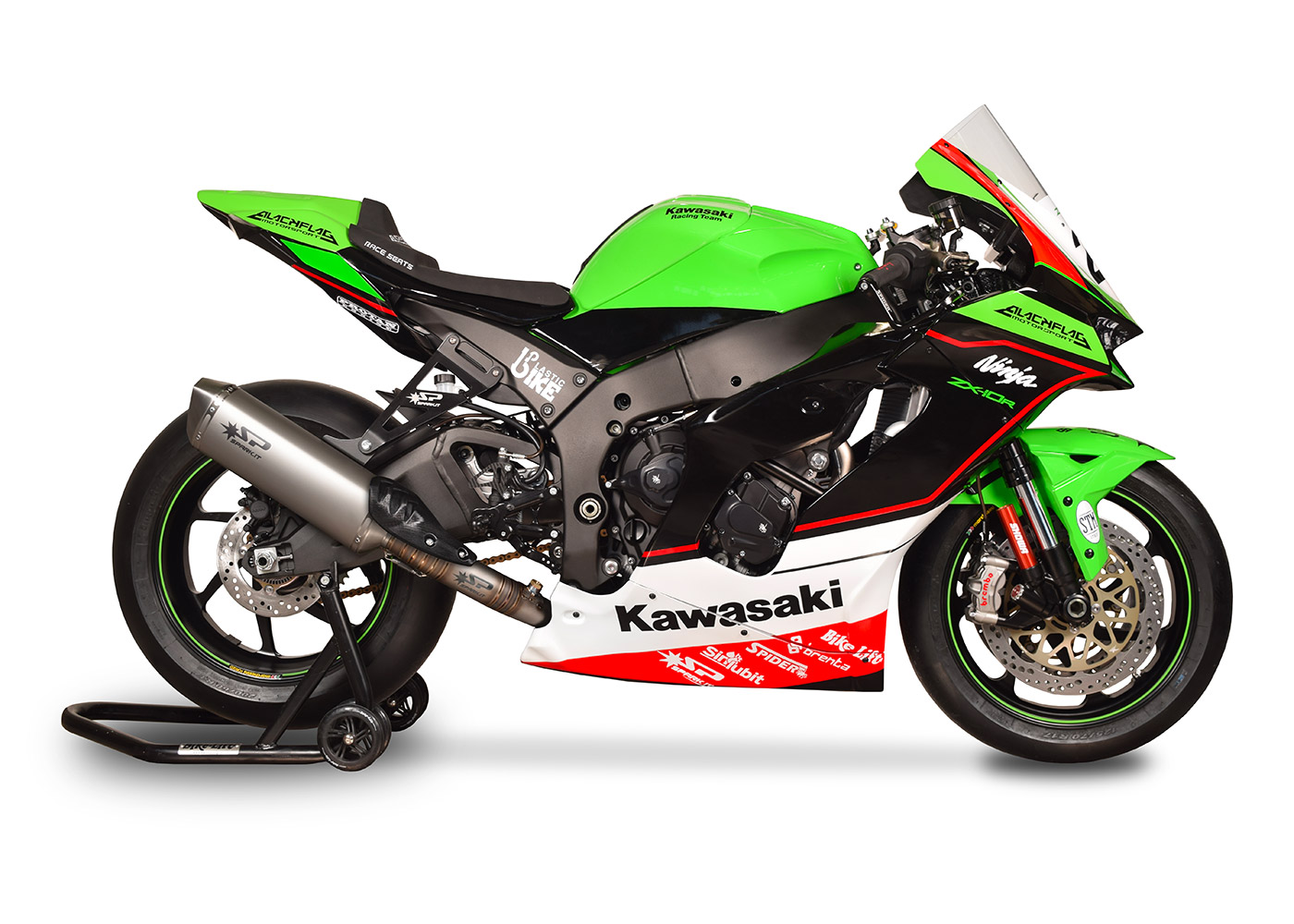 Racing full exhaust system for Ninja ZX-10R | SPARK Exhaust technology