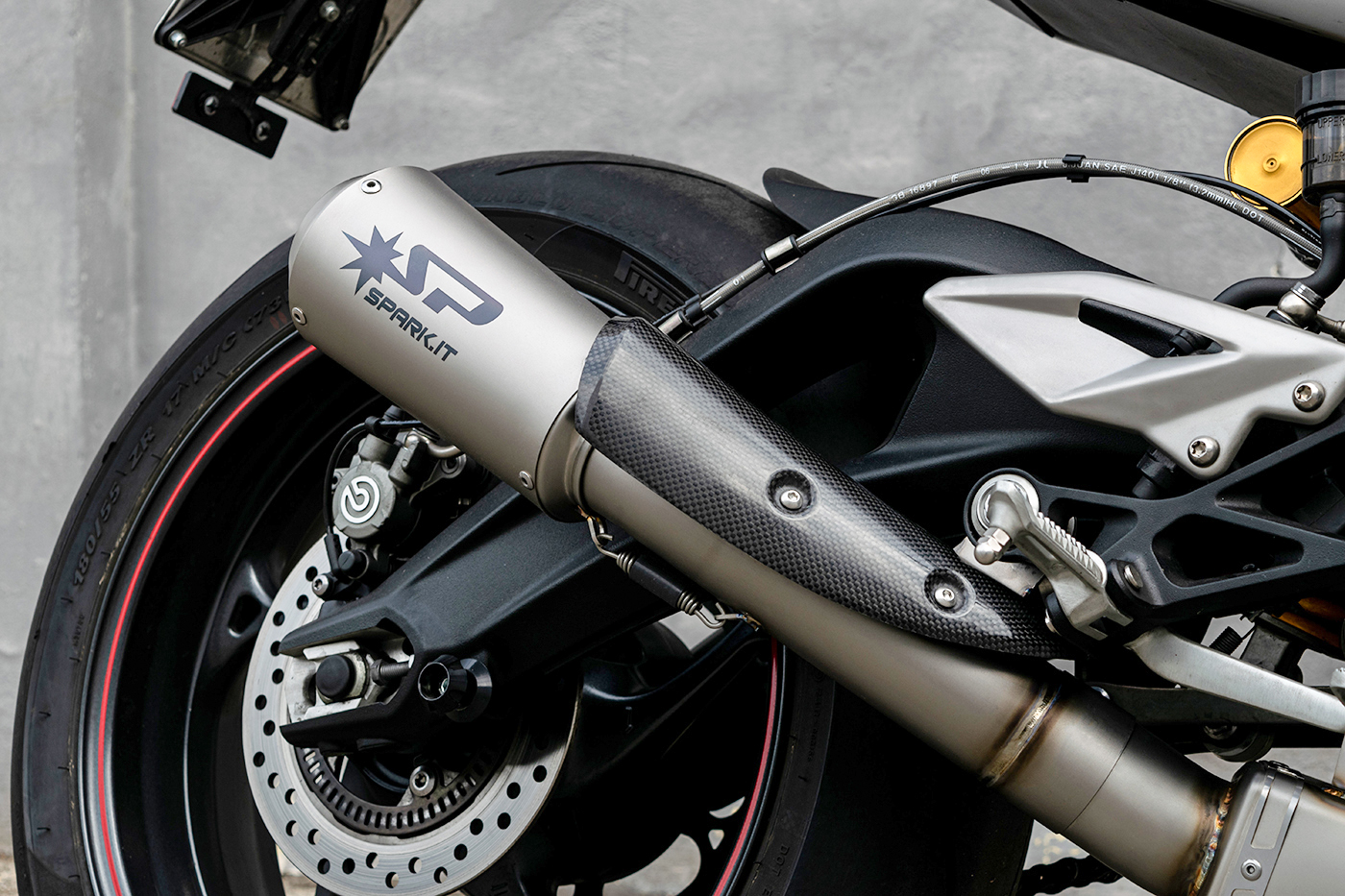 Spark exhaust street triple 765 new arrivals
