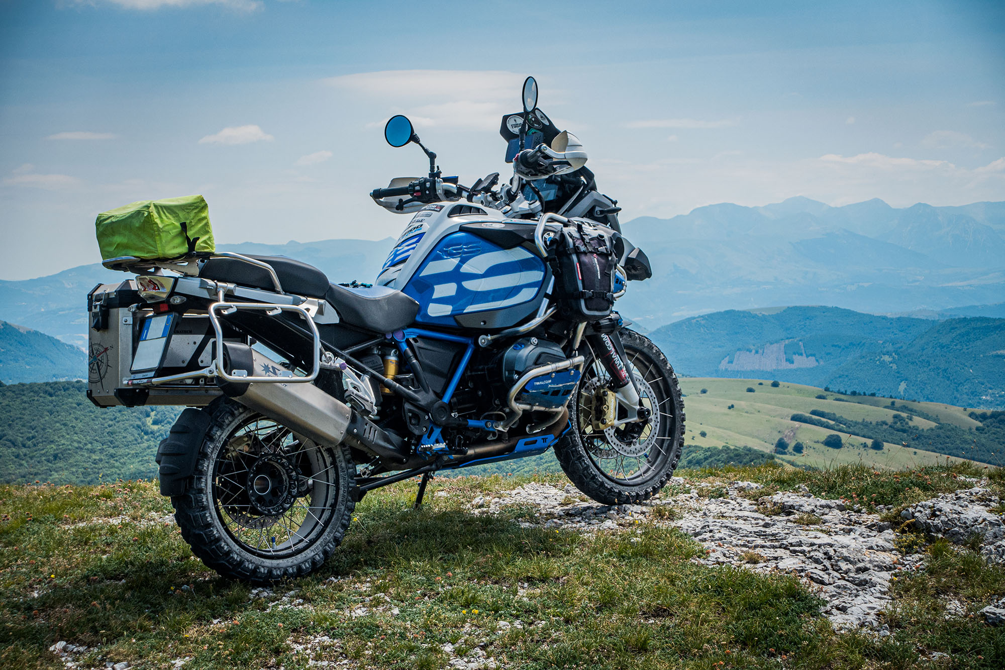 Homologated full titanium muffler for BMW GS 1250 Adventure