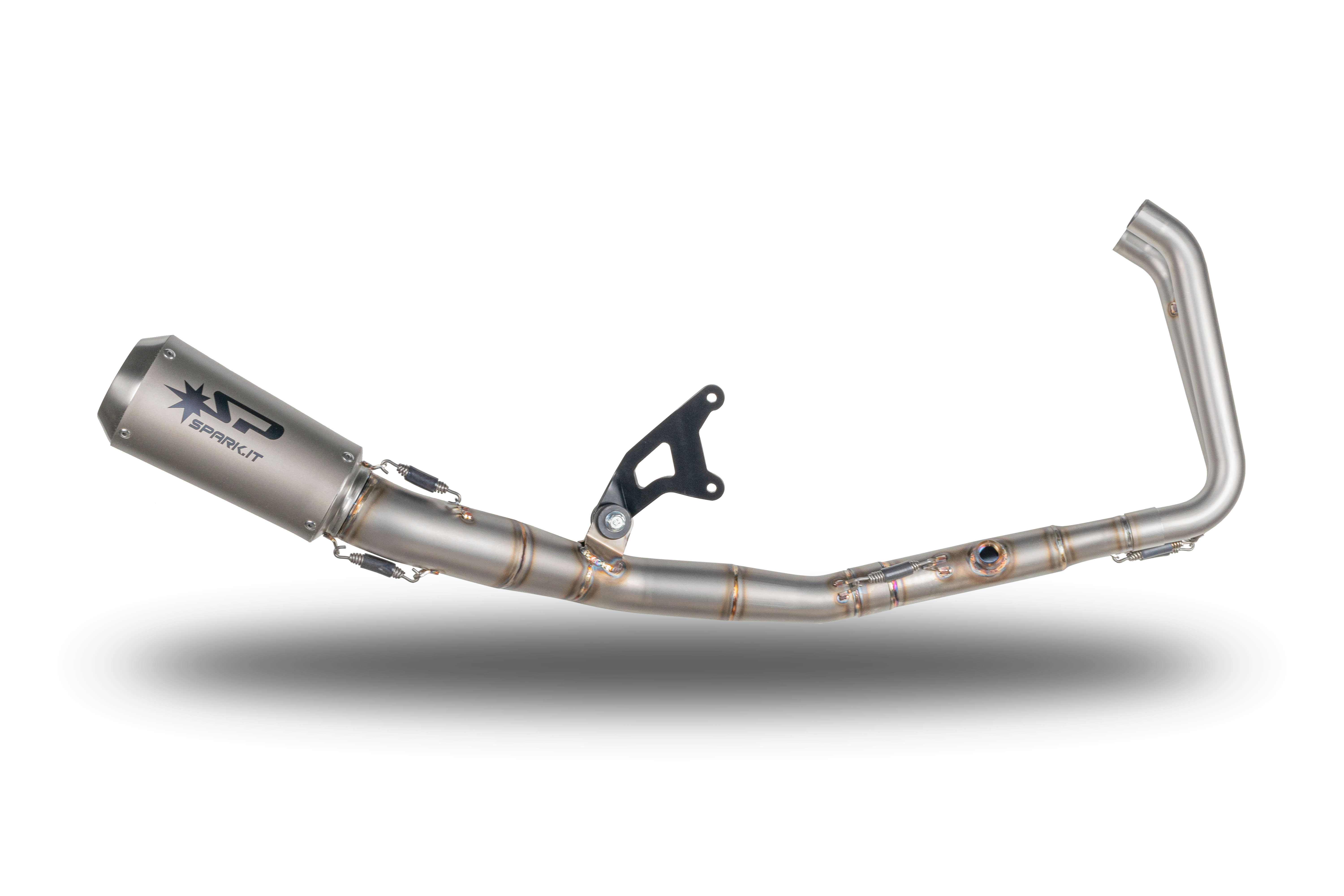 Silencer with stainless steel pipe for Ninja 400 | Spark Exhaust
