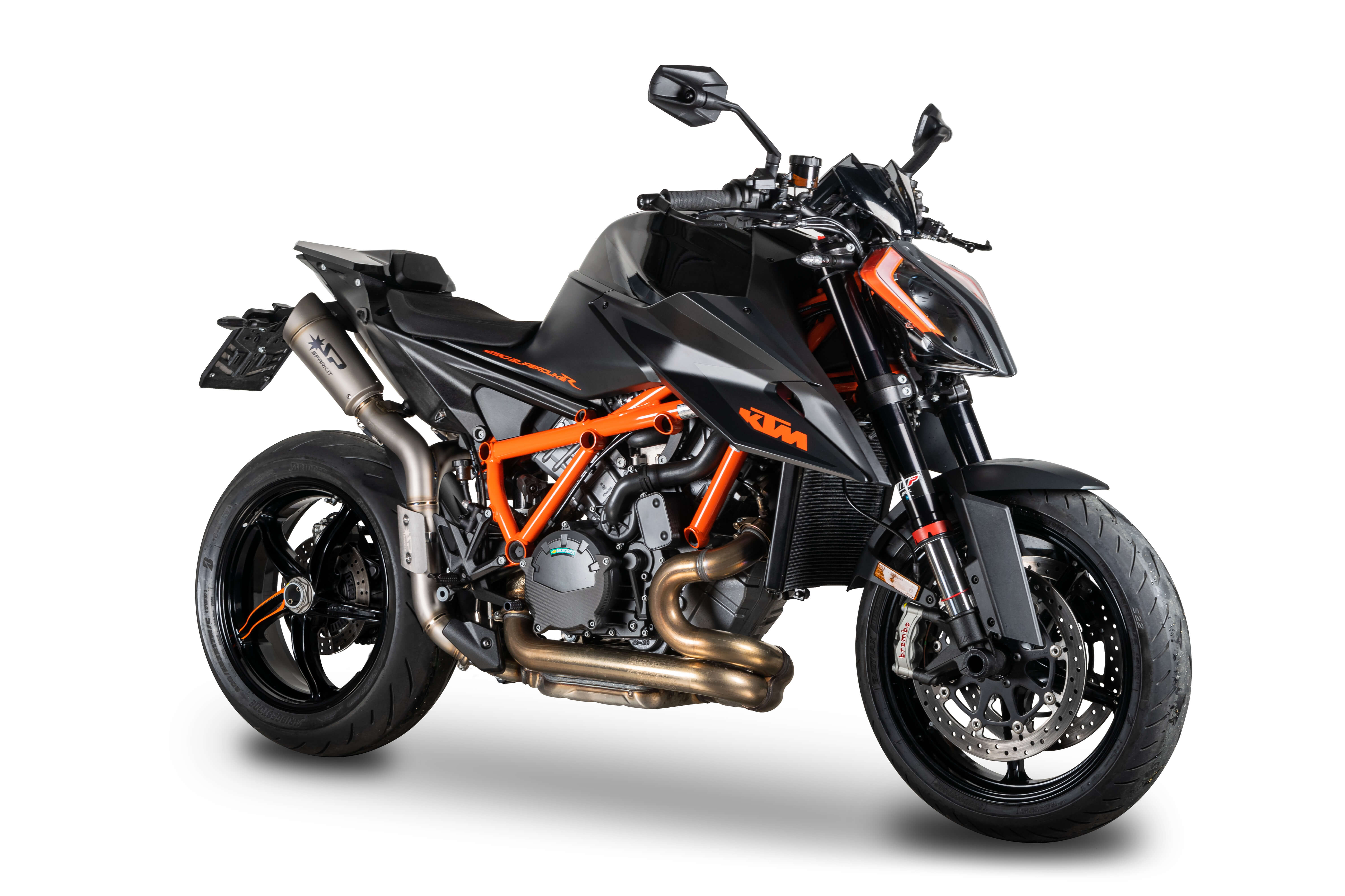 Homologated Euro 5 titanium silencers for Super Duke 1290 R