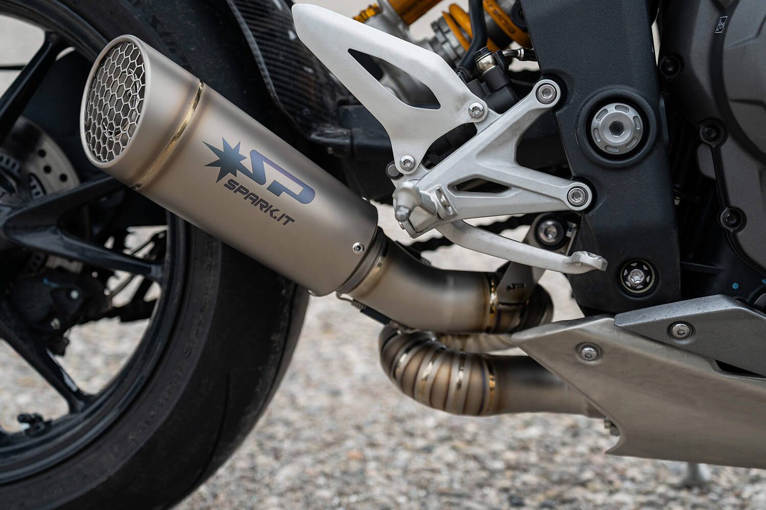 Exhaust system GTR0107T for Triumph SPEED TRIPLE 1200 RS/RR