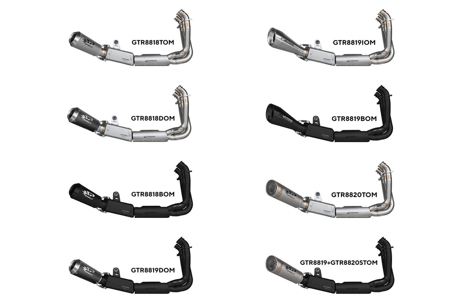 Exhaust system GTR8820 for Triumph TIGER SPORT 660 (22-25) bike