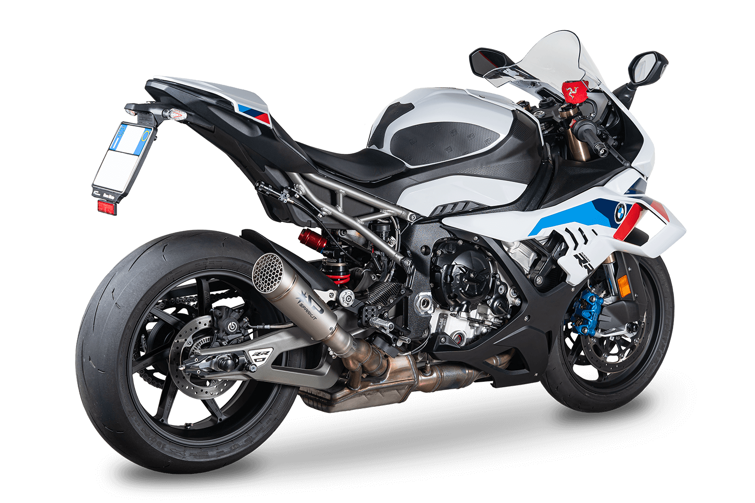 Titanium silencer for BMW S 1000 RR