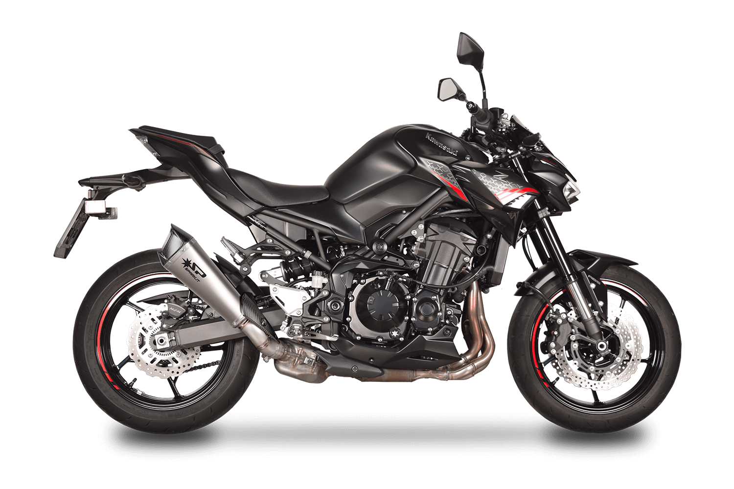 Homologated Euro 5 Konix silencer for Z900