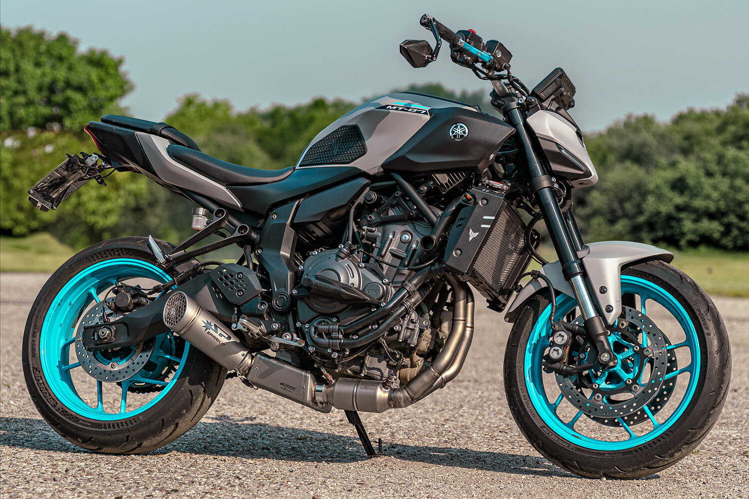 Exhaust system GYA8803TOM for Yamaha MT-07 (21-26) bike