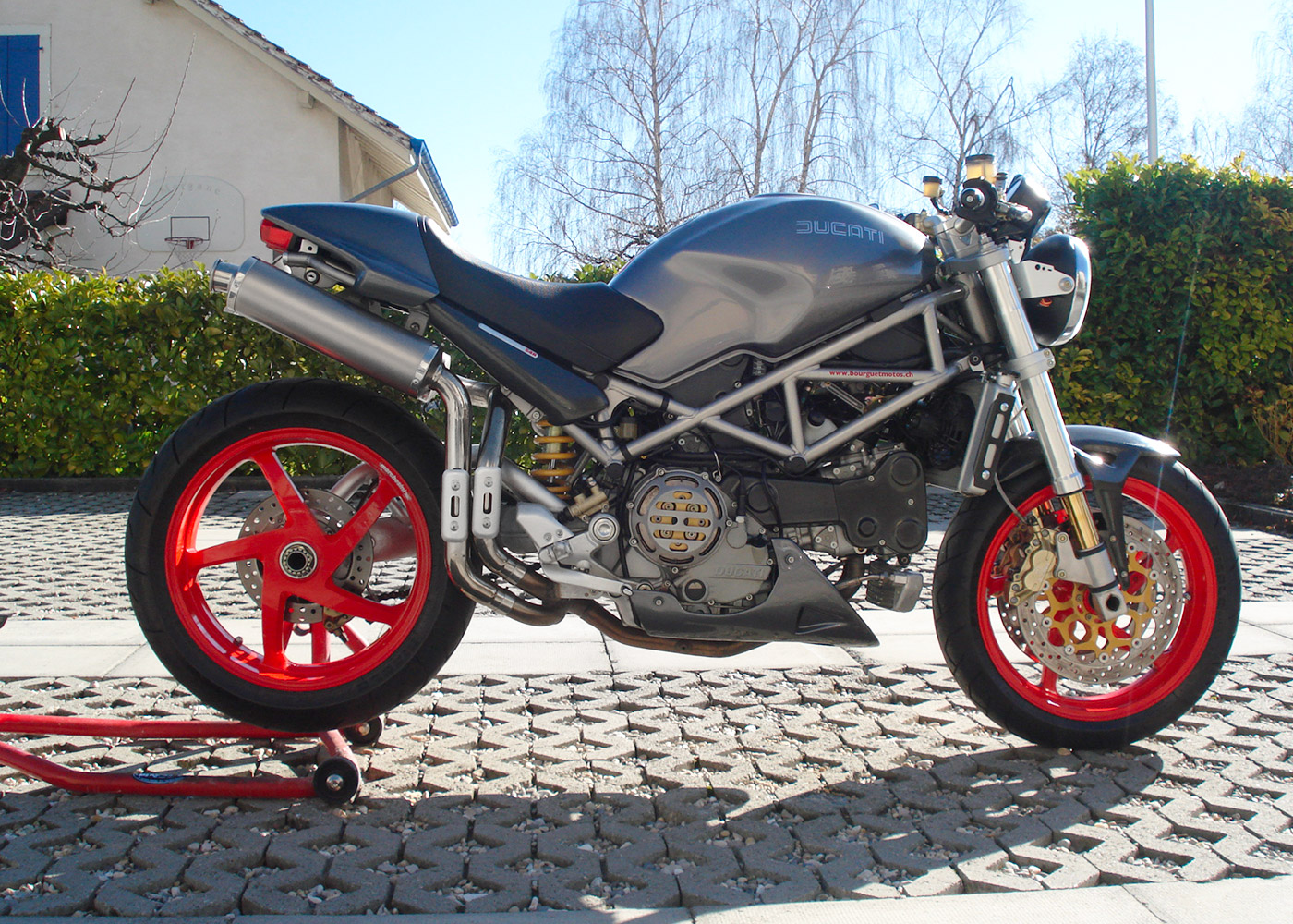 Exhaust system GDU0820 for Ducati MONSTER S4R 07 08 S4RS