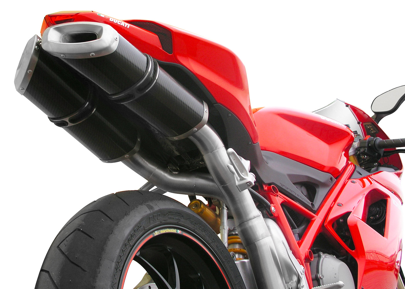 Exhaust system GDU1701 for Ducati 848 1098 1098S 1198